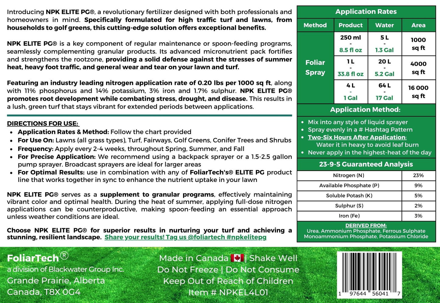 NPK ELITE PG® - WHOLESALE