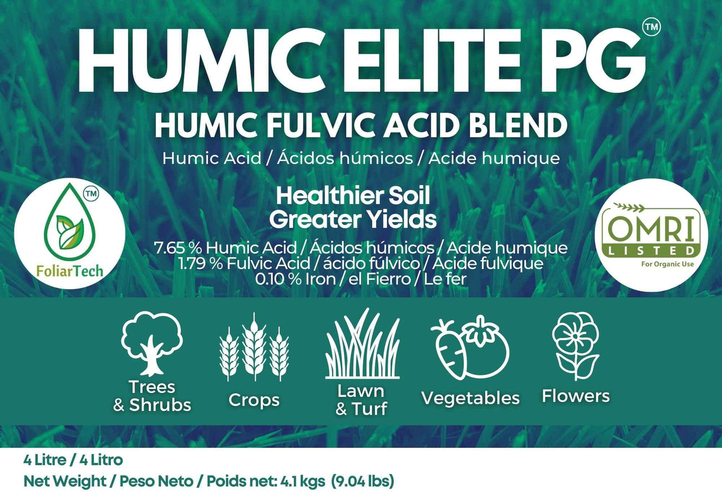 HUMIC ELITE PG® - Humic Acid - FoliarTech®