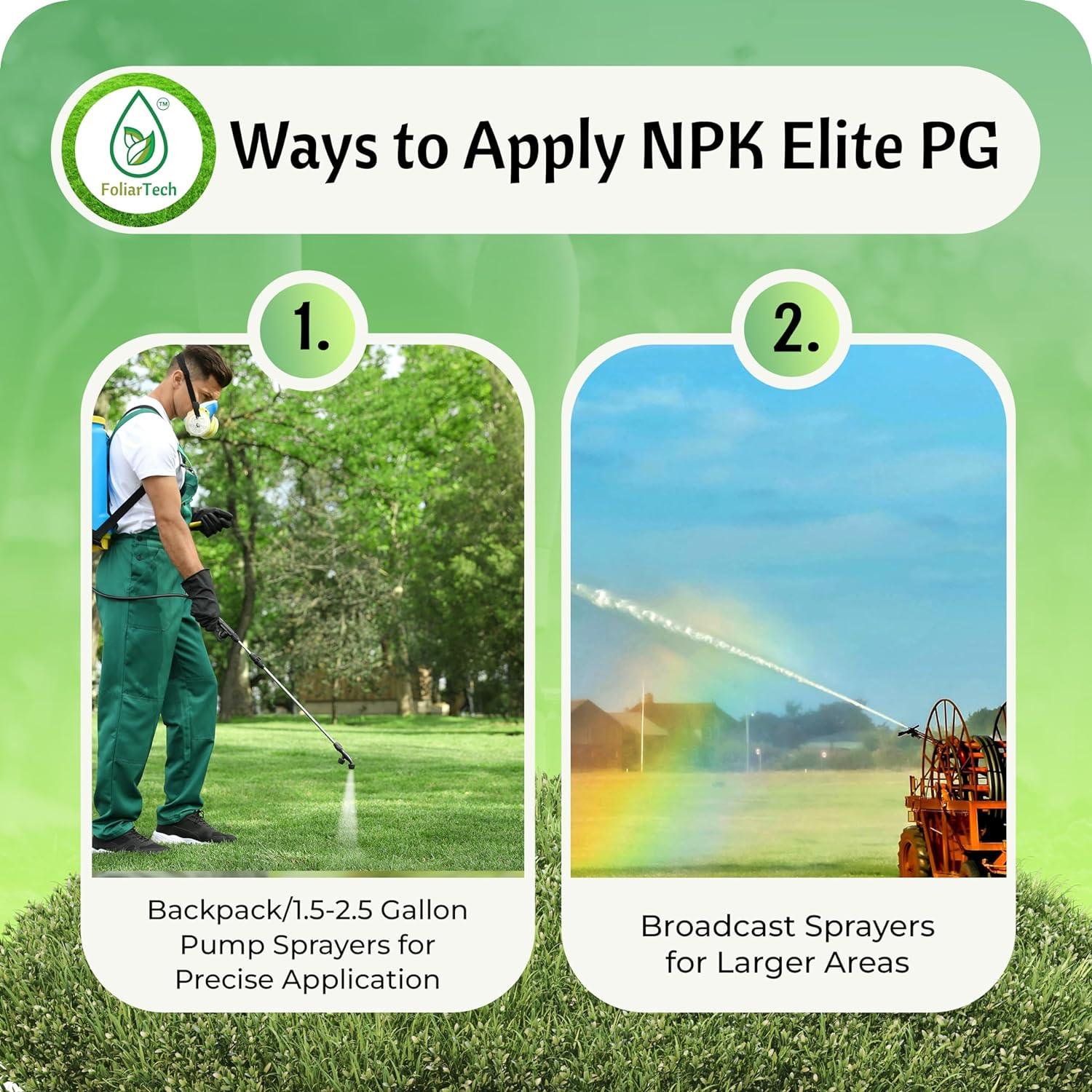 NPK ELITE PG PHOSPHORUS FREE® - Liquid Fertilizer - FoliarTech®