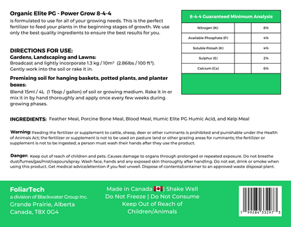 ORGANIC ELITE PG - POWER GROW ALL PURPOSE POWDERED FERTILIZER