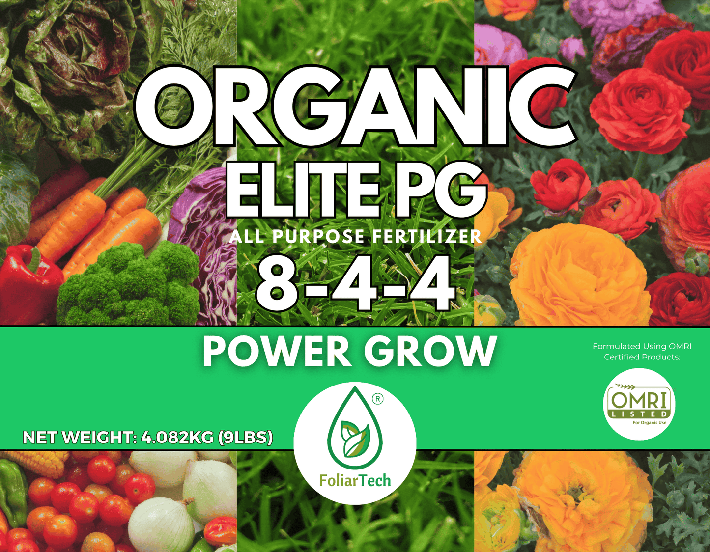 ORGANIC ELITE PG - POWER GROW ALL PURPOSE POWDERED FERTILIZER